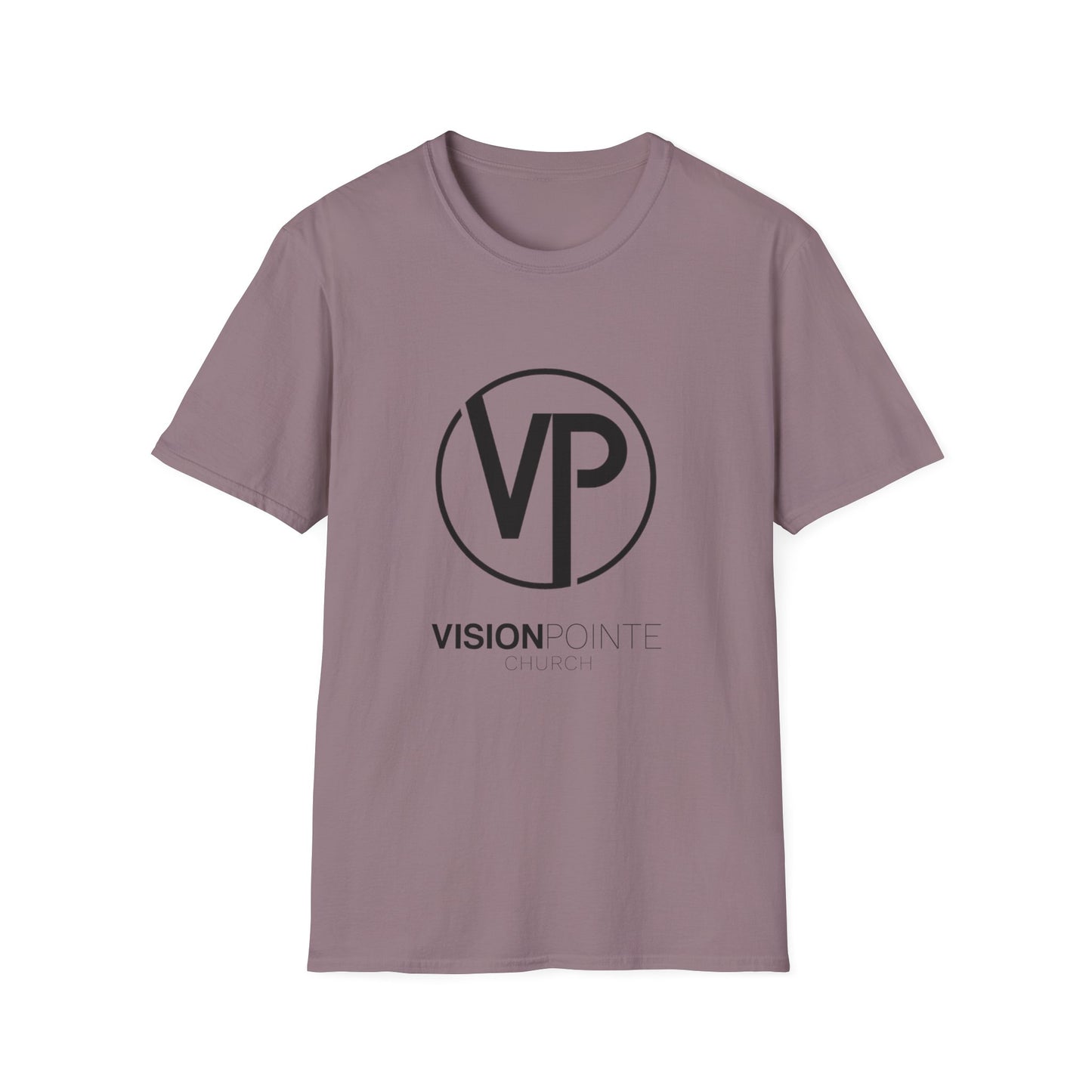 VisionPointe Black Logo - Unisex Softstyle T-Shirt