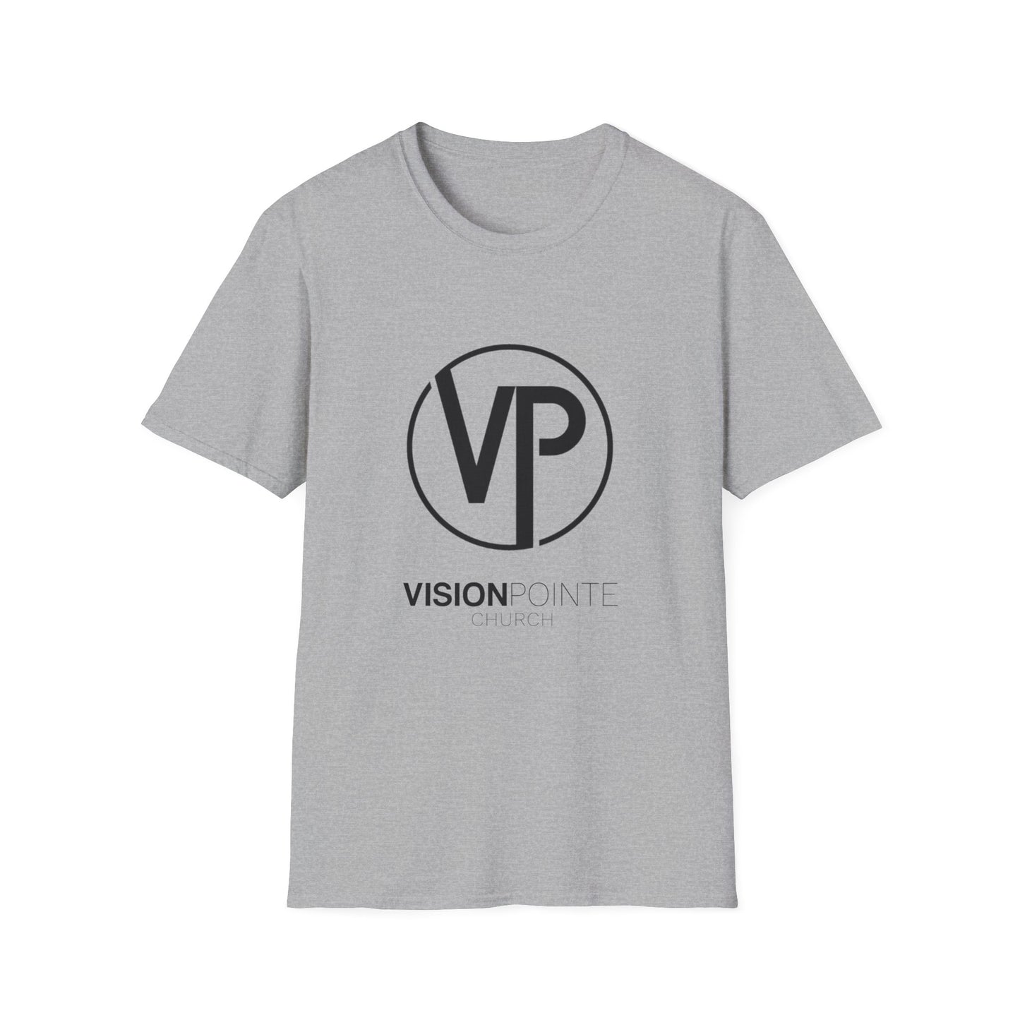 VisionPointe Black Logo - Unisex Softstyle T-Shirt