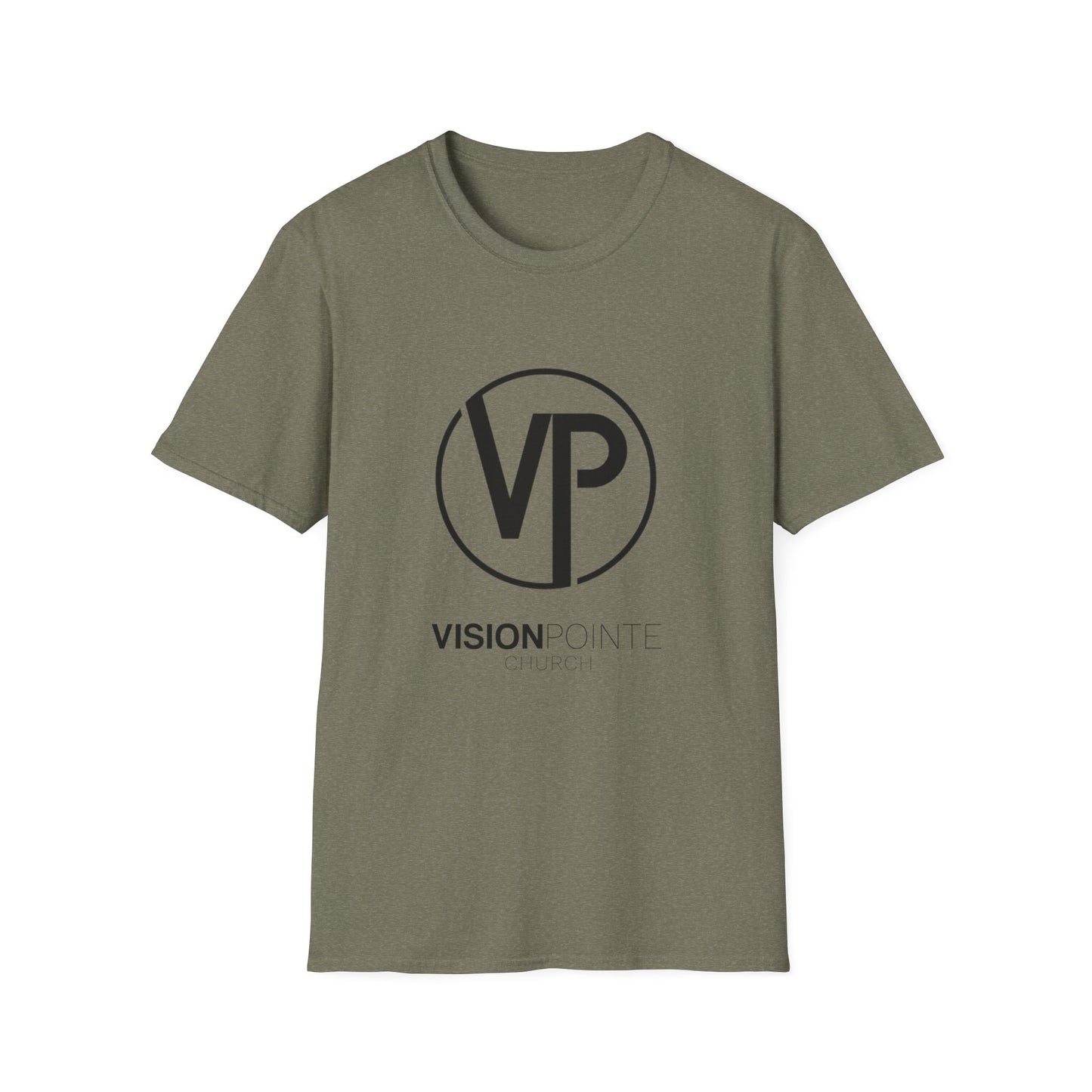 VisionPointe Black Logo - Unisex Softstyle T-Shirt