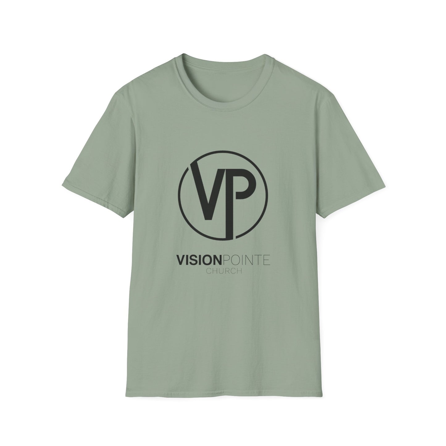 VisionPointe Black Logo - Unisex Softstyle T-Shirt