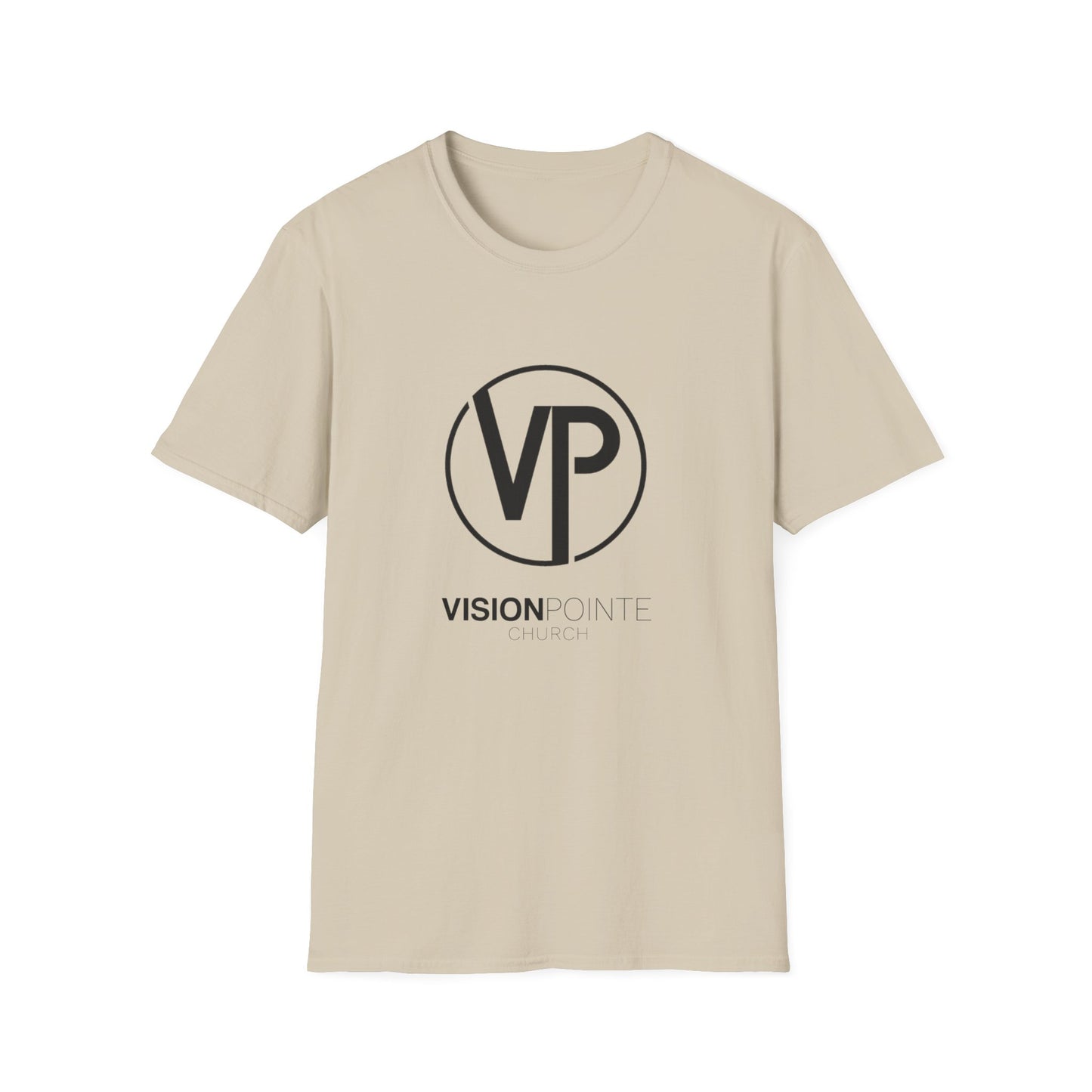 VisionPointe Black Logo - Unisex Softstyle T-Shirt