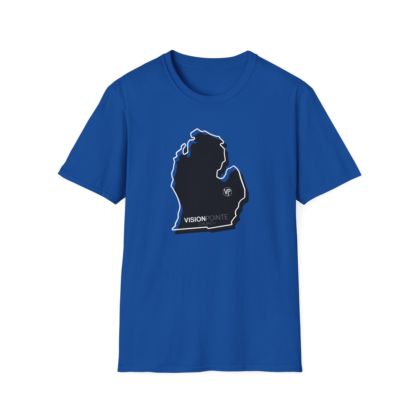 VP Michigan Map - Unisex Softstyle T-Shirt