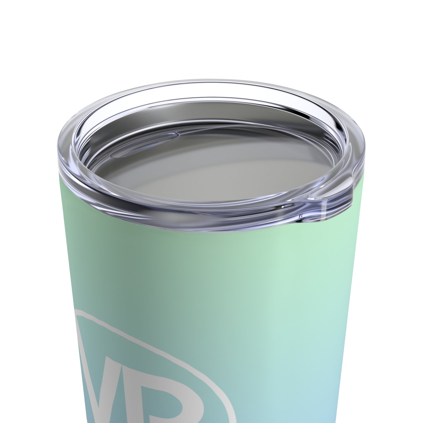 Real God Real Love Tumbler - Pastel Blue Green