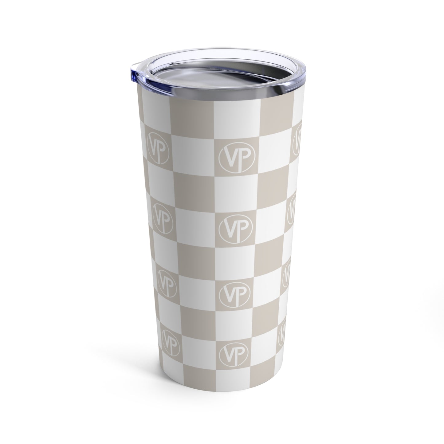 VP Logo Checkered 20oz Tumbler