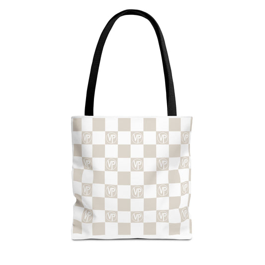 VP Logo Checkerboard Tote