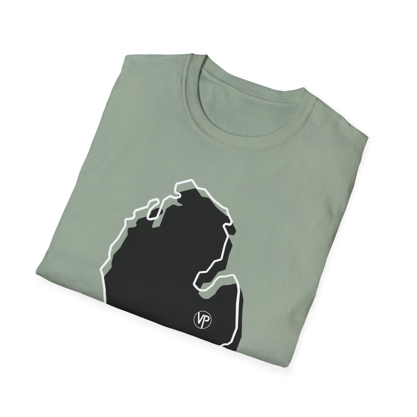 VP Michigan Map - Unisex Softstyle T-Shirt